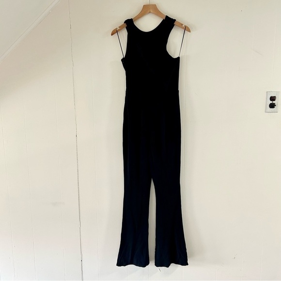 Misha Collection Elosia Crisscross Back Jumpsuit in Black sz 4 - Picture 4 of 6